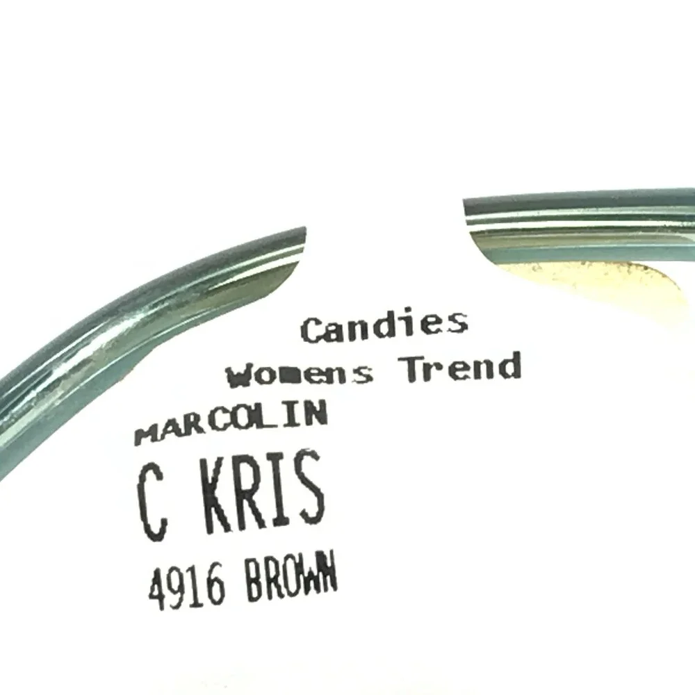 Candies C KRIS BRN Eyeglasses Frames Brown Blue Cat Eye Full Rim 49-16-140